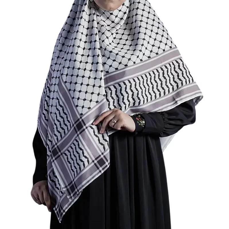 روسری زنانه نخی طرح چفیه