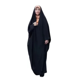 چادر مشکی عربی گلدوزی طرح سروش