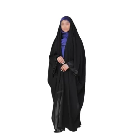 چادر مشکی عربی گلدوزی طرح مهسان