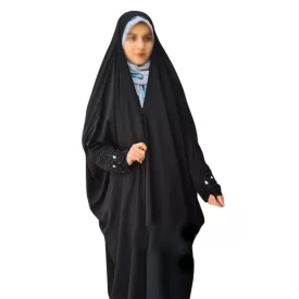 چادر لبنانی صدفی جواهر دوزی طرح ترنم