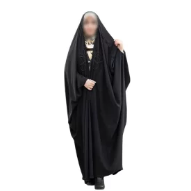 چادر مشکی عربی جواهردوزی طرح پروانه