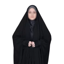 چادر مشکی عربی طرح شیوا ساده