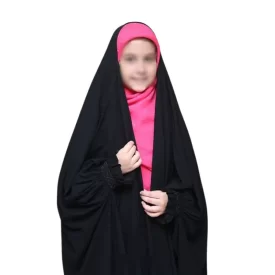 چادر مشکی عربی جواهر دوزی طرح برکت