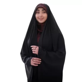 چادر مشکی عربی جواهر دوزی طرح ترنج
