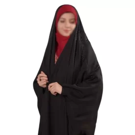 چادر مشکی عربی جواهر دوزی طرح ثنا