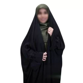 چادر مشکی عربی جواهر دوزی طرح نسیم