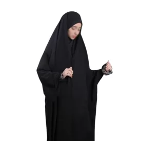 چادر مشکی کارمندی جواهر دوزی طرح مونا