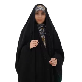 چادر مشکی عربی جواهر دوزی آتنا