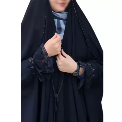 چادر مشکی عربی جواهر دوزی طرح سوگند