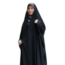 چادر مشکی عربی جواهر دوزی طرح ساجده