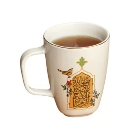 لیوان چینی دسته دار طرح ذکر یا فاطمه الزهرا