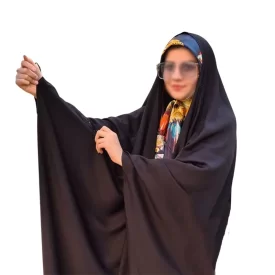 چادر مشکی عربی جواهر دوزی طرح خاتون