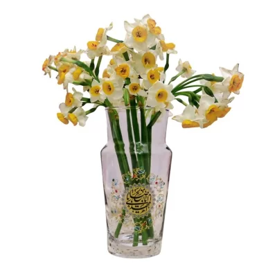 گلدان بلوری طرح یا اباصالح المهدی