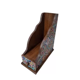 جاکتابی چوبی رومیزی طرح 105