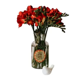 گلدان بلور طرح حسن بن علی المجتبی