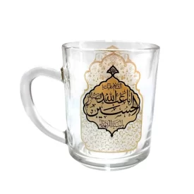 لیوان هیئتی دسته دار طرح یاحسین