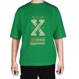 تیشرت مردانه آستین کوتاه مدل مالکوم‌ ایکس