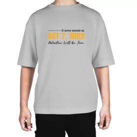 تیشرت مردانه آستین کوتاه مدل 7 اکتبر