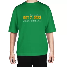 تیشرت مردانه آستین کوتاه مدل 7 اکتبر