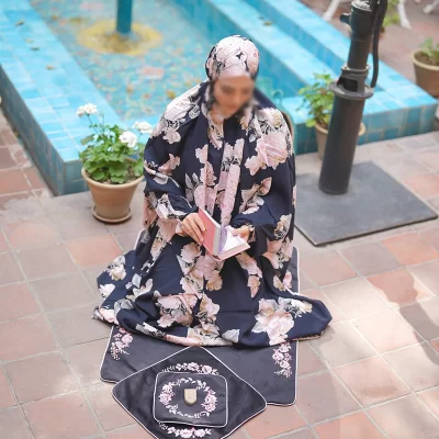 چادر نماز آستین دار کدری کد 50