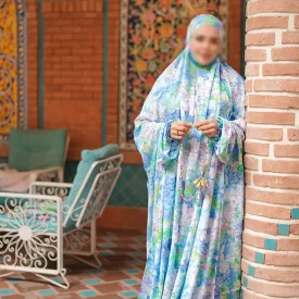 چادر نماز آستین دار کدری کد 38