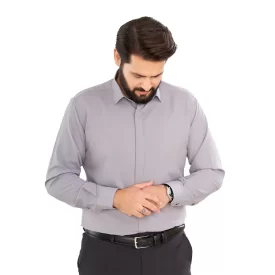 پیراهن مردانه آستین بلند مدل یقه انگلیسی کد PC13097