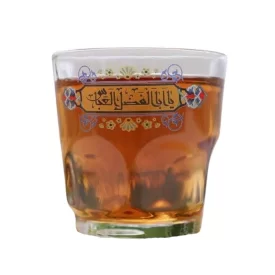 استکان عینکی طرح یا ابالفضل العباس بسته 6 عددی