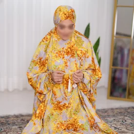 چادر نماز آستین دار کدری کد 80