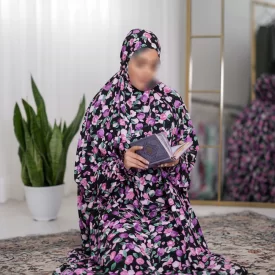 چادر نماز آستین دار کدری کد 76