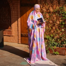 چادر نماز آستین دار کدری کد 47