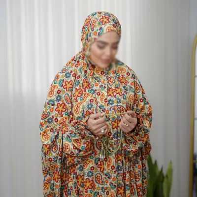 چادر نماز آستین دار کودری کد 106