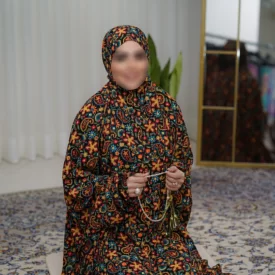 چادر نماز آستین دار کودری کد 105