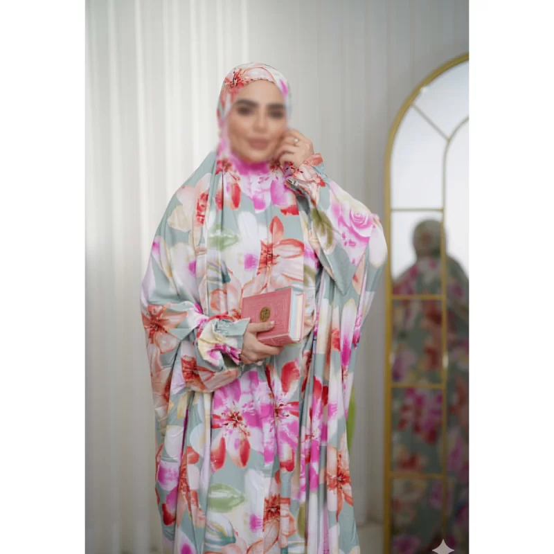 چادر نماز آستین دار کدری کد 122