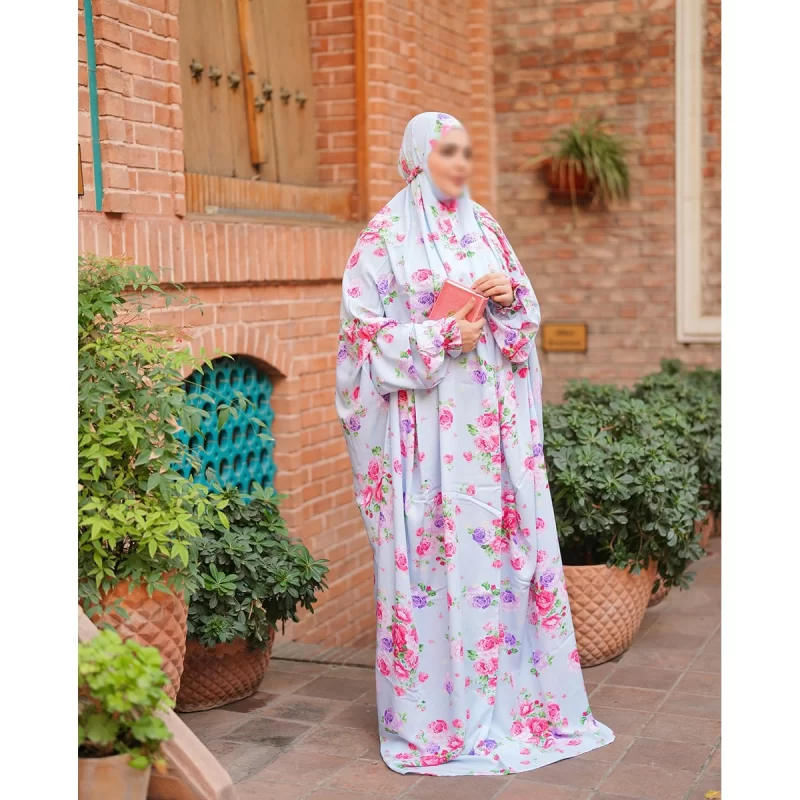 چادر نماز آستین دار کدری کد 125