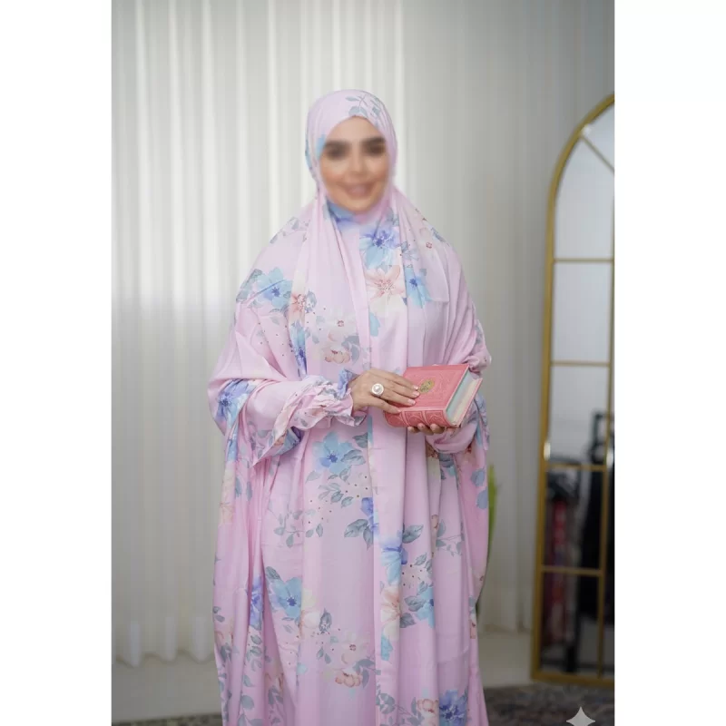 چادر نماز آستین دار کدری کد 114