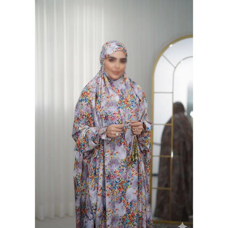 چادر نماز آستین دار کدری کد 110