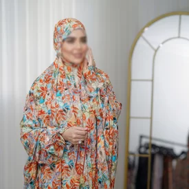 چادر نماز آستین دار کدری کد 107