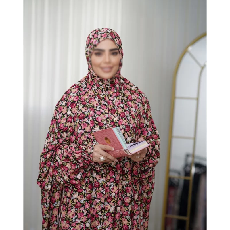 چادر نماز آستین دار کدری کد 100