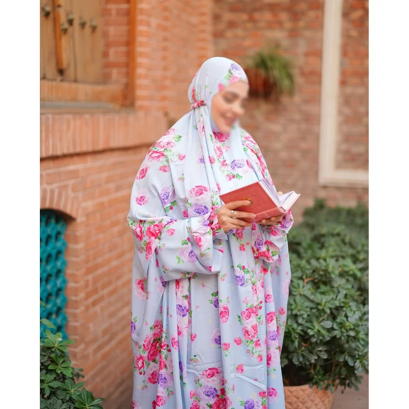 چادر نماز آستین دار کدری کد 125