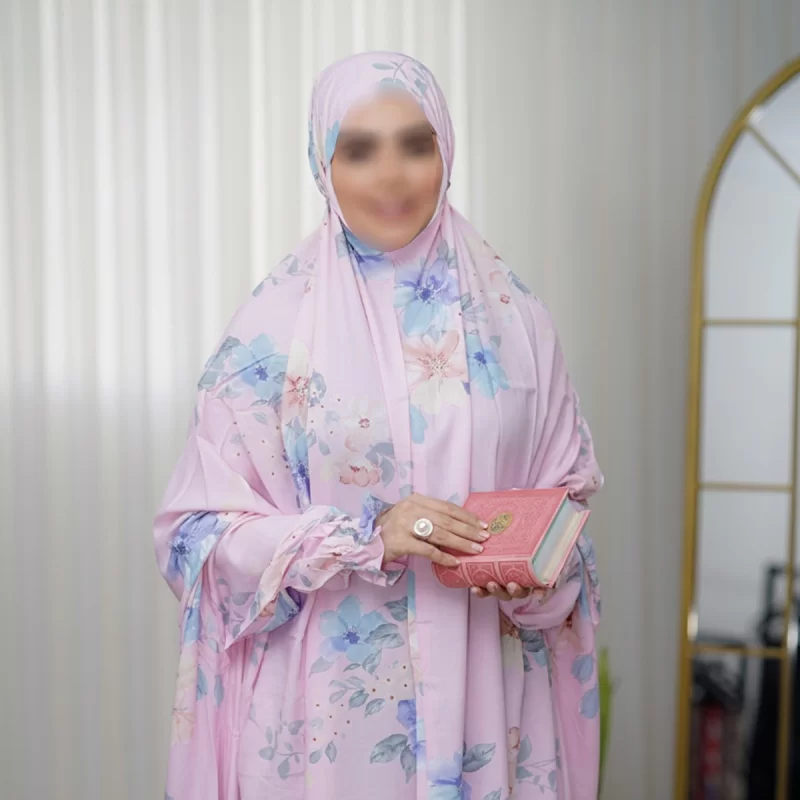 چادر نماز آستین دار کدری کد 114