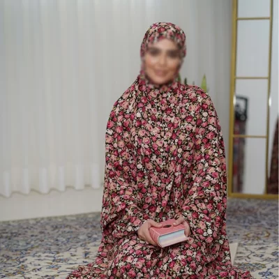 چادر نماز کیسه ای کودری کد 65