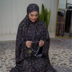 چادر نماز کیسه ای کودری کد 76