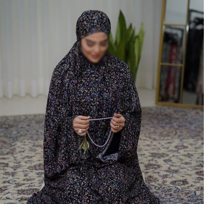 چادر نماز کیسه ای کودری کد 76