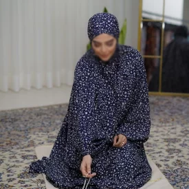 چادر نماز کیسه ای کودری کد 64