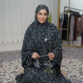 چادر نماز کیسه ای کودری کد 75