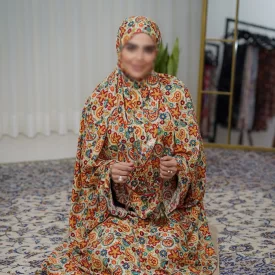 چادر نماز کیسه ای کودری کد 72