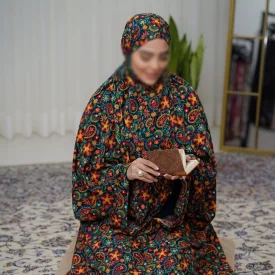 چادر نماز کیسه ای کودری کد 73