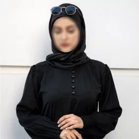 مانتو عبا مشکی طرح یسنا