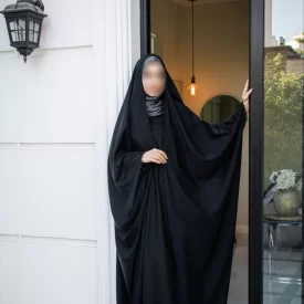 چادر مشکی عربی جواهر دوزی طرح خورشید