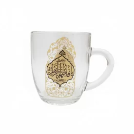 لیوان شیشه ای طرح السلام علیک یا فاطمه الزهرا